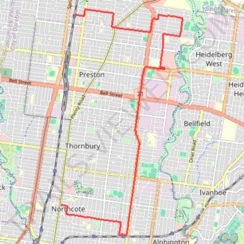 Tracked with OSMTracker for Android™ trail, distance, elevation, map, profile, GPS track
