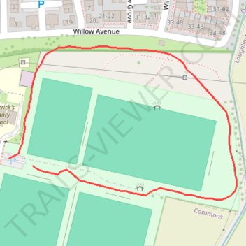 Celbridge GAA walkway trail, distance, elevation, map, profile, GPS track