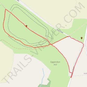 Eggardon Hill Walk trail, distance, elevation, map, profile, GPS track