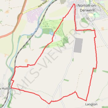 Menethorpe loop trail, distance, elevation, map, profile, GPS track