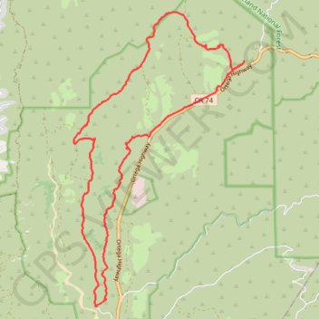 Caspers Wilderness Park Loop trail, distance, elevation, map, profile, GPS track