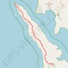 Tomales Point trail, distance, elevation, map, profile, GPS track