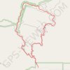 Little Wild Horse Canyon and Bell Canyon Loop in Muddy Creek Wilderness trail, distance, elevation, map, profile, GPS track