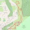 Dandenong Ranges Botanic Garden loop trail, distance, elevation, map, profile, GPS track