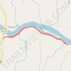 Broad River Southside trail trail, distance, elevation, map, profile, GPS track