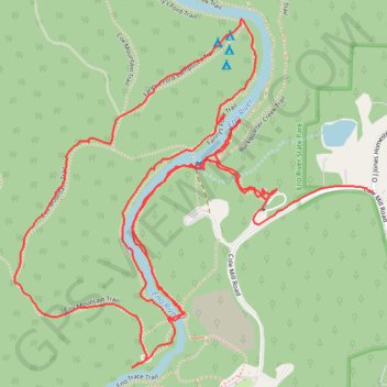 Eno River trail, distance, elevation, map, profile, GPS track