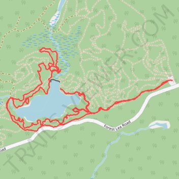 Hiking Forest Lea trails trail, distance, elevation, map, profile, GPS track