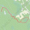 Nine Mile River Trails - River Run Trail via Pitcher Plant Trail and Comeau Lake Trail trail, distance, elevation, map, profile, GPS track