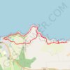 Walk along the coast near Cullen trail, distance, elevation, map, profile, GPS track