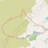 Pendle Hill Loop trail, distance, elevation, map, profile, GPS track