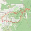 Thunder Mountain Trail, Five Lakes Trail, Bear Creek Trail and Western States Trail Loop in Tahoe National Forest trail, distance, elevation, map, profile, GPS track