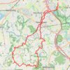 Noanets Woodlands Loop from Newton via Hale Rocky Woods, Snow Hill and Dover trail, distance, elevation, map, profile, GPS track