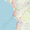 Irvine, Scotland to Ayr and back trail, distance, elevation, map, profile, GPS track