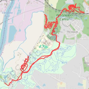 Gravy Trail Whitewater trail, distance, elevation, map, profile, GPS track