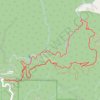 Dawn Mine Loop via Sunset Ridge Trail in Angeles National Forest trail, distance, elevation, map, profile, GPS track