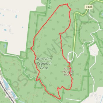 Macedon Ranges Walking Trail - Mount Macedon trail, distance, elevation, map, profile, GPS track