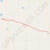 Hanna - Oyen trail, distance, elevation, map, profile, GPS track