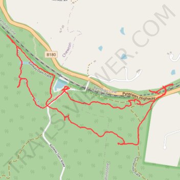 Fryers Ridge State Forest - Railway Dam loop walk trail, distance, elevation, map, profile, GPS track