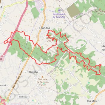 Path trail, distance, elevation, map, profile, GPS track