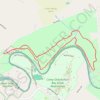 High Rocks Loop Trails in Ralph Stover State Park trail, distance, elevation, map, profile, GPS track