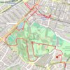 Glasgow Queen's Park Walk trail, distance, elevation, map, profile, GPS track