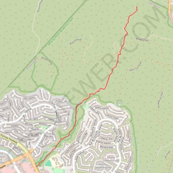 Whiting Ranch Wilderness Park trail, distance, elevation, map, profile, GPS track