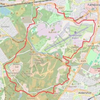 Caesar's Bypass Cycle Route trail, distance, elevation, map, profile, GPS track