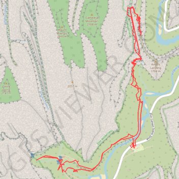 Angels Landing and Emerald Pools (Zion Canyon) trail, distance, elevation, map, profile, GPS track