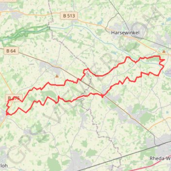 Fledermauswald trail, distance, elevation, map, profile, GPS track