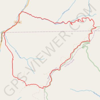 Scotch Creek -> Salt Creek Loop, Rico, CO trail, distance, elevation, map, profile, GPS track