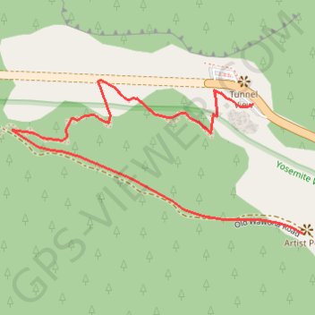 Artist Point trail, distance, elevation, map, profile, GPS track