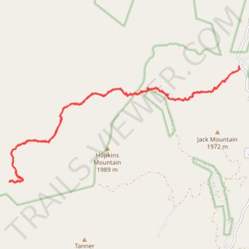 Hells Hole Trail to Boyer Trail trail, distance, elevation, map, profile, GPS track