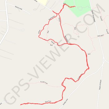 Magothy Greenway Yellow/Blue trail, distance, elevation, map, profile, GPS track