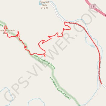 Slide Mountain trail, distance, elevation, map, profile, GPS track