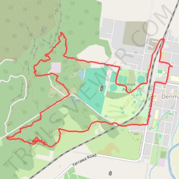 Denman Common Loop trail, distance, elevation, map, profile, GPS track