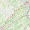 La Saintélyon trail, distance, elevation, map, profile, GPS track