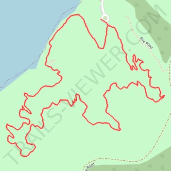 Cedar Hill State Park short loop hike trail, distance, elevation, map, profile, GPS track