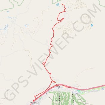 Vail to Lost Lake trail, distance, elevation, map, profile, GPS track