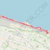 Bike ride to Hamilton Beach trail, distance, elevation, map, profile, GPS track