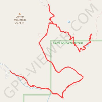 Reynolds Creek, Center Mountain, Lucky Strike Trails trail, distance, elevation, map, profile, GPS track