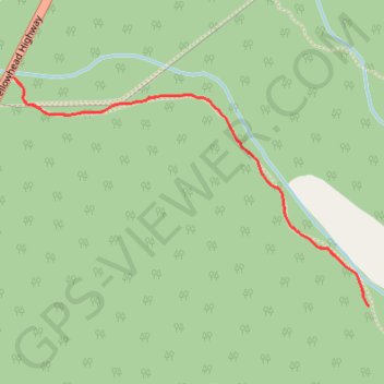 Roche Miette Canyon trail, distance, elevation, map, profile, GPS track