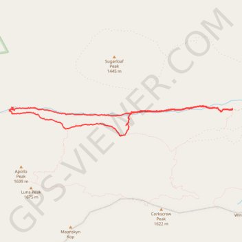 Krom River Cave - Disa Pool trail, distance, elevation, map, profile, GPS track