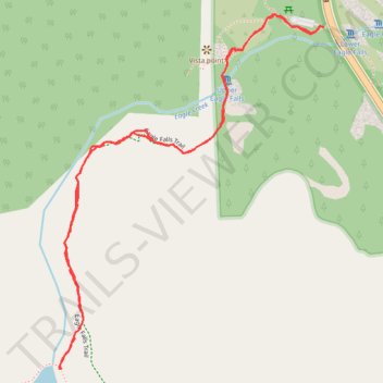 Eagle Lake trail, distance, elevation, map, profile, GPS track