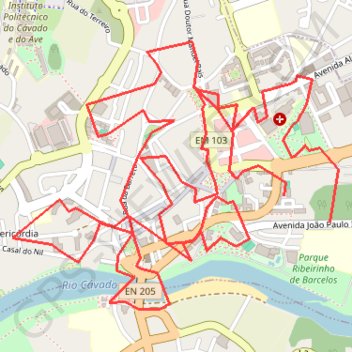 Portugal trail, distance, elevation, map, profile, GPS track