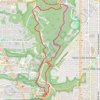 Southern Loop via Western Ridge Trail and Valley Trail in Rock Creek Park and Piney Branch Parkway trail, distance, elevation, map, profile, GPS track