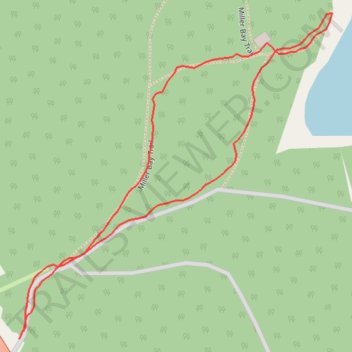 Miller Bay Trail trail, distance, elevation, map, profile, GPS track