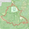 Hiking the lower loop at Castle Rock State Park trail, distance, elevation, map, profile, GPS track