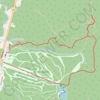 Wentworth Festival of Colors trail, distance, elevation, map, profile, GPS track